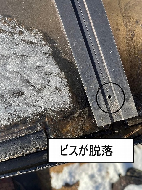 昭和町　雪害カーポート破損現調